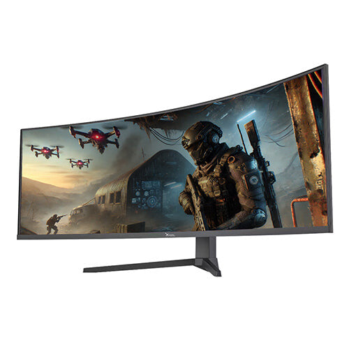 XZEAL XZMO491B monitor de computadora 124.5 cm (49") 5120 x 1440 Pixeles Wide Quad HD LED Negro