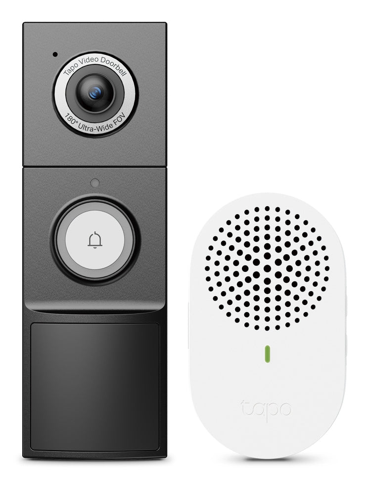 TIMBRE INTELIGENTE | TP LINK | TAPO D235 | IP66 CON VISIÓN 5MP MEJORADA Y ALIMENTACIÓN POR BATERÍA O CABLE