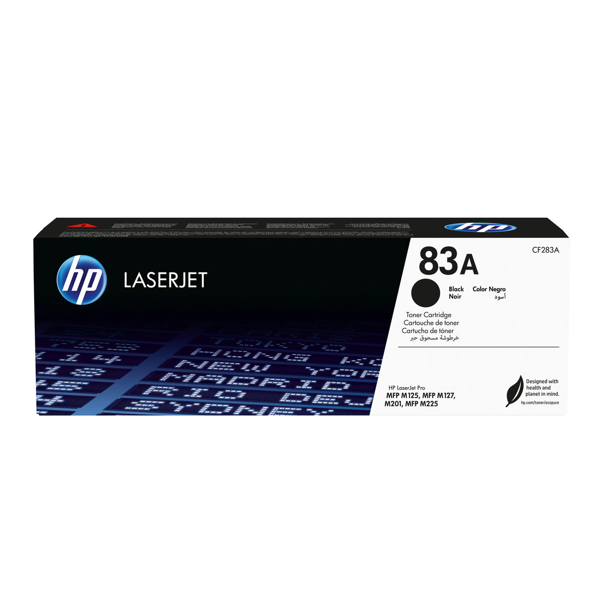 HP Cartucho original de tóner negro 83A LaserJet