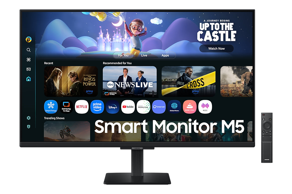 Samsung 32" Smart TV PLUS FHD 1920x1080 60Hz VA Flat HDR10 4ms VESA100 M50F Monitor