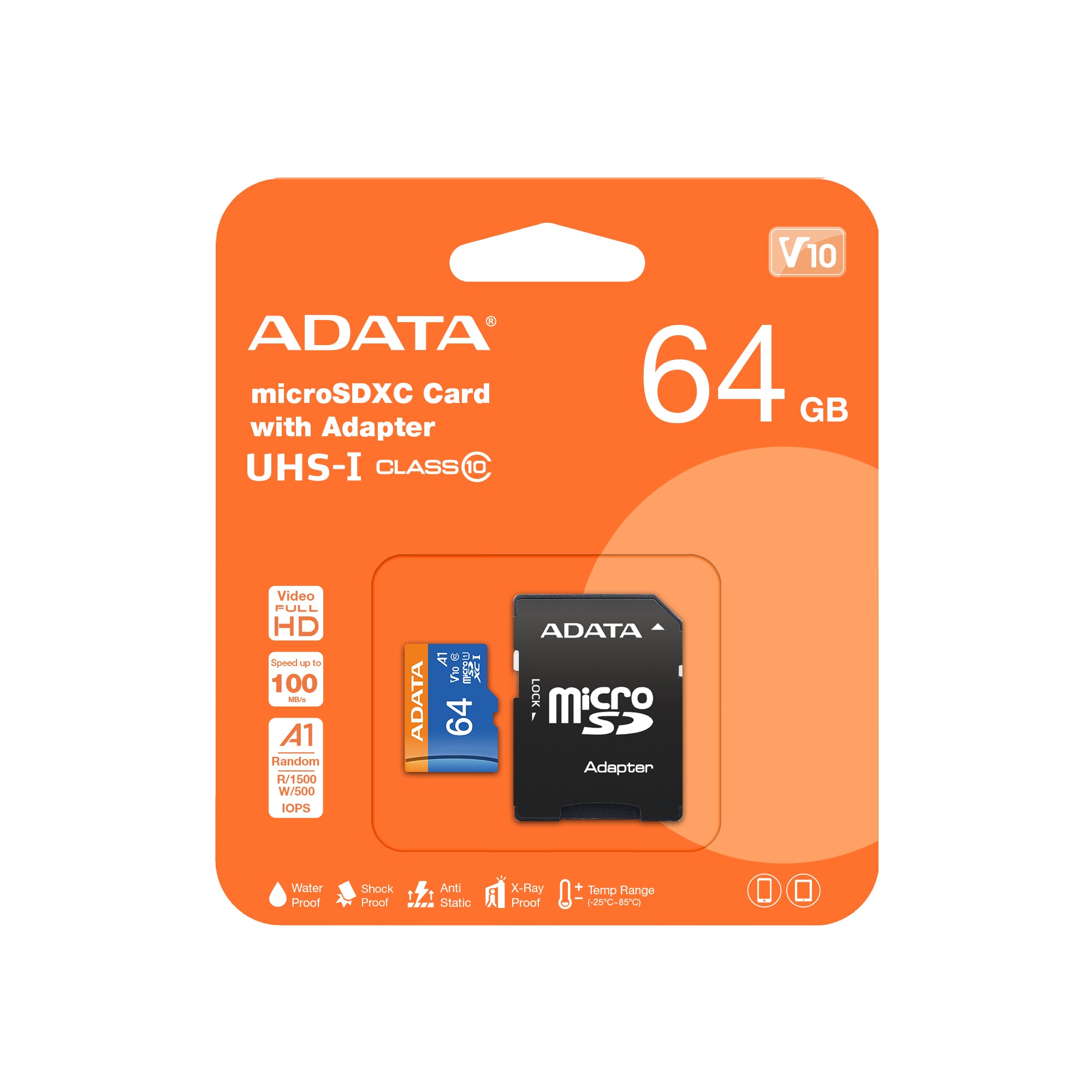 Memoria Micro SD Adata Premier 64Gb 85 25Mb S SDHC SDXC
