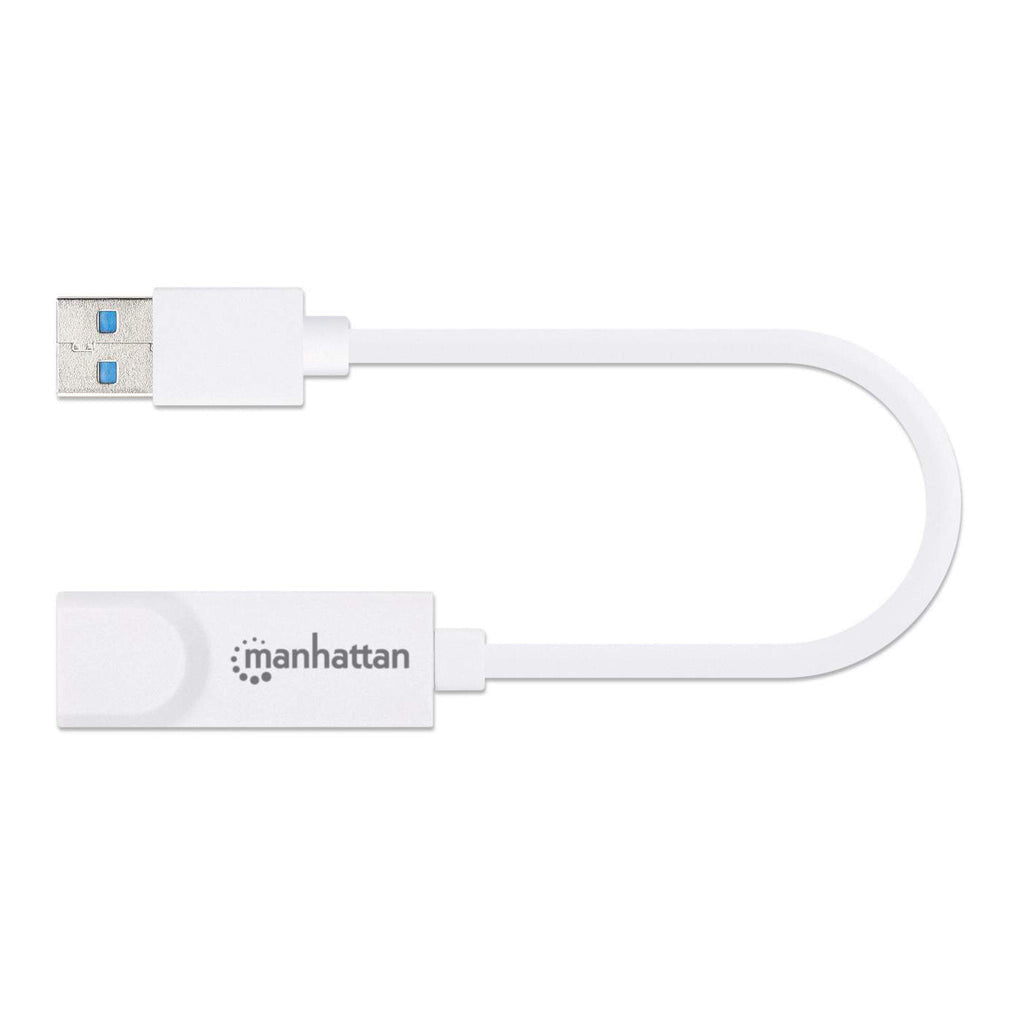 Manhattan Adaptador de Súper Velocidad USB 3.0 a RJ-45 GB Ethernet