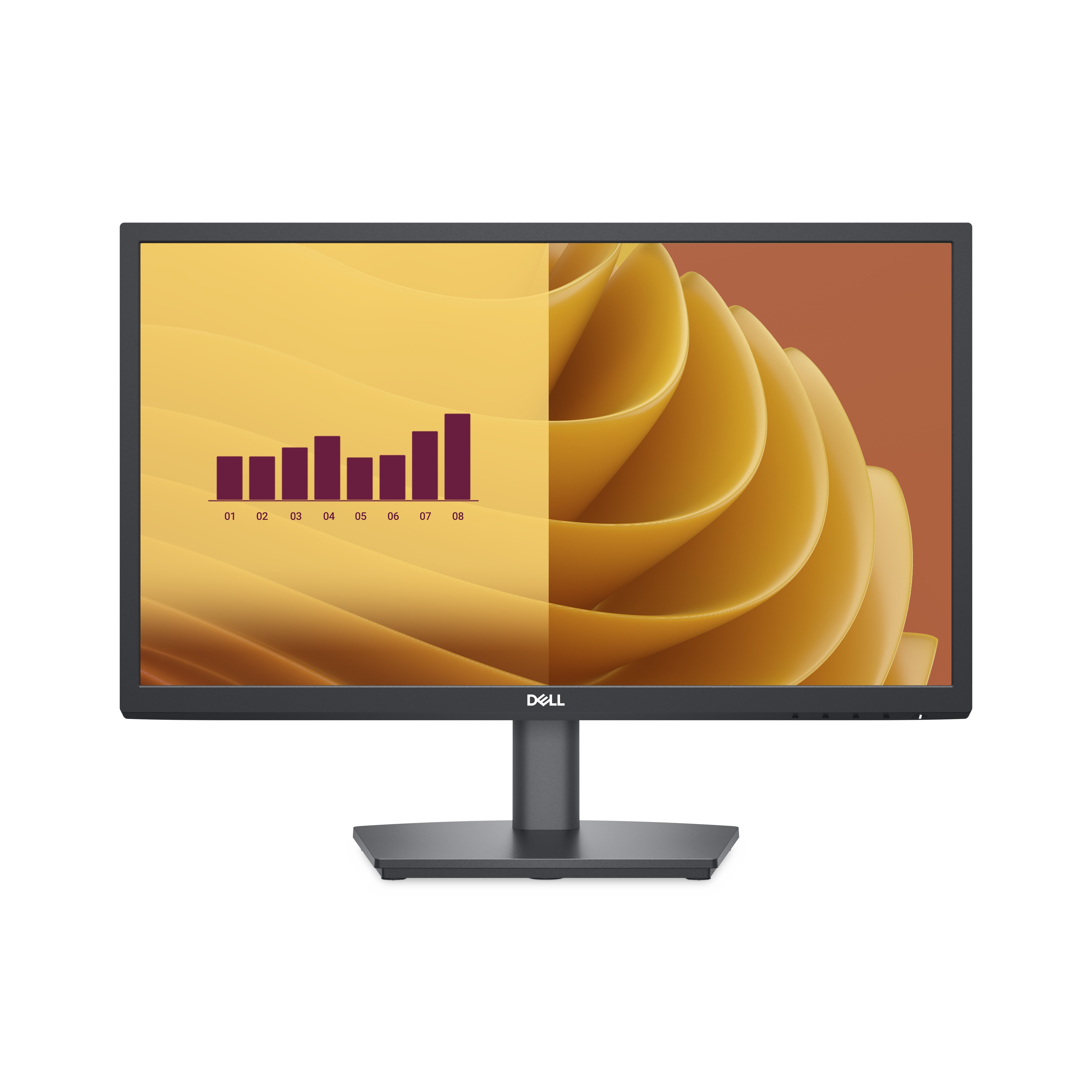 MONITOR LED DELL E2225HS 21.5 PULGADAS 1920 X 1080 75 HZ PANTALLA PLANA DP, HDMI, VGA AJUSTE DE ALTURA 210-BNHP