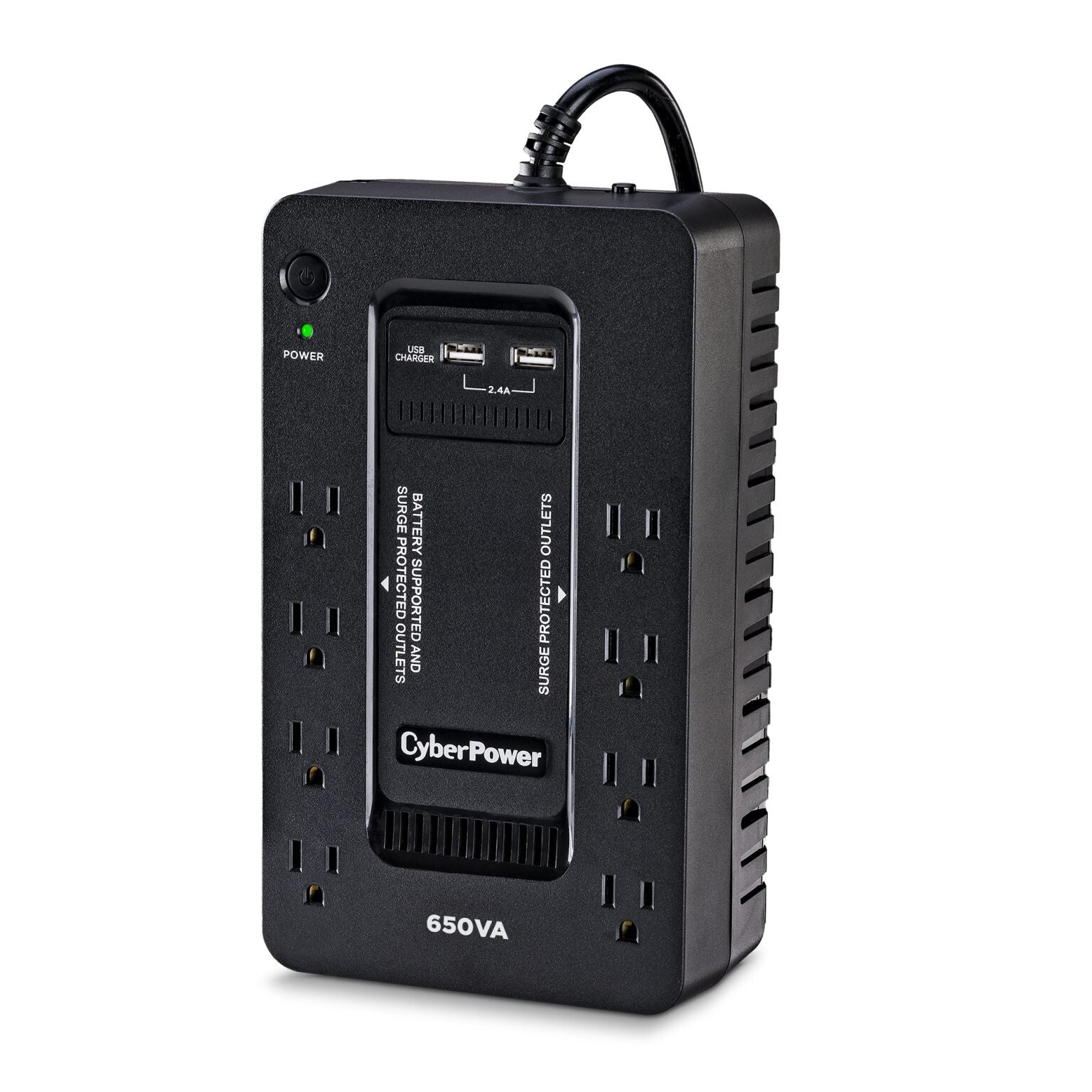 CyberPower SX650U sistema de alimentación ininterrumpida (UPS) En espera (Fuera de línea) 650 kVA 360 W 8 salidas AC