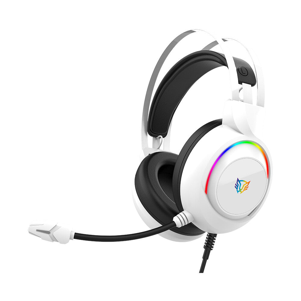 Balam Rush BR-941211 audífono y auriculare Auriculares Alámbrico Diadema Juego Blanco