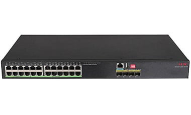 H3C LS-IE4320-28S-HPWR Gestionado L2 Gigabit Ethernet (10/100/1000) Energía sobre Ethernet (PoE) 1U Negro