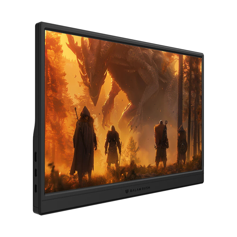 Balam Rush BR-943123 televisor y monitor portátil Negro 39.6 cm (15.6") LCD 1920 x 1080 Pixeles