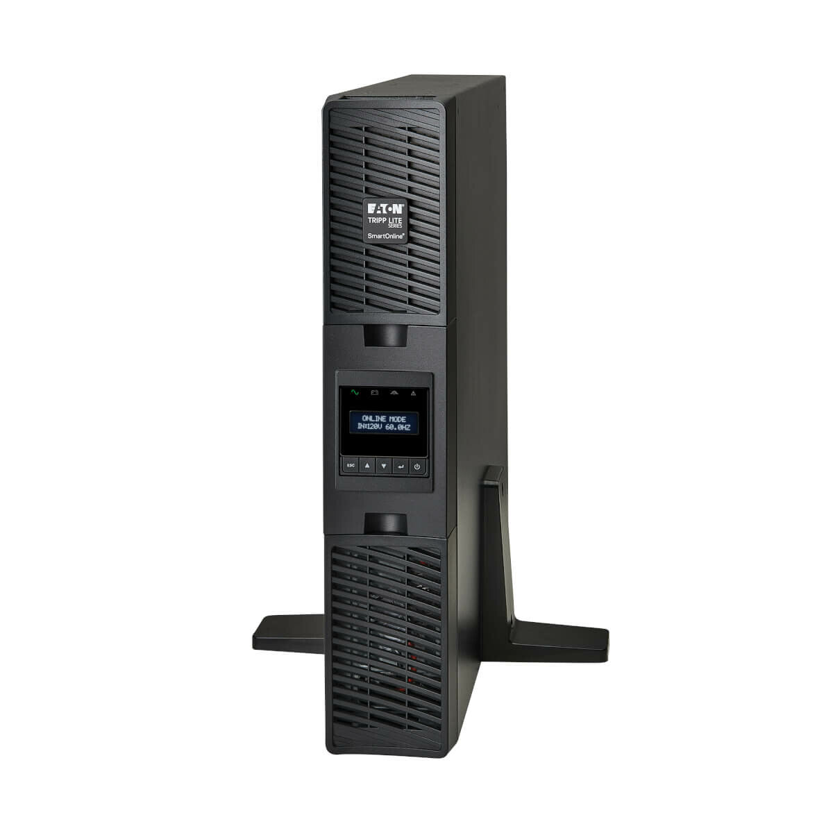 Tripp Lite SU1500RTXLCD2U SmartOnLine 1500VA 1350W 120V de doble Conversión Onda Sinusoidal UPS - 8 tomacorrientes, autonomía extendida, opción de tarjeta de red, LCD, USB, DB9, montaje en rack/torre de 2U.