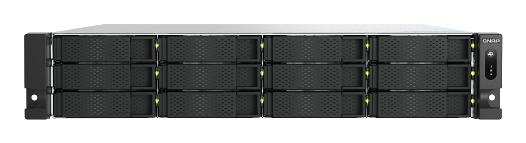 NAS QNAP TS-H1277AXU-RP-R7-32G-US/12 BAHIAS SATA 3.5/RACK2U/AMDRYZEN7 8NUCLEOS HASTA 5.3GHZ/32GB RAM HASTA 128GB/ 2.5GBE2/10GBE2/USB3.22/FUENTERED/HOTSWAP/NO INCLUYE DISCOS