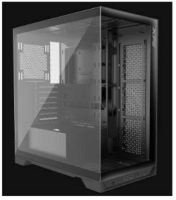 XPG Invader X ATX Tempered Glass Mid-Tower Gaming PC Case Black