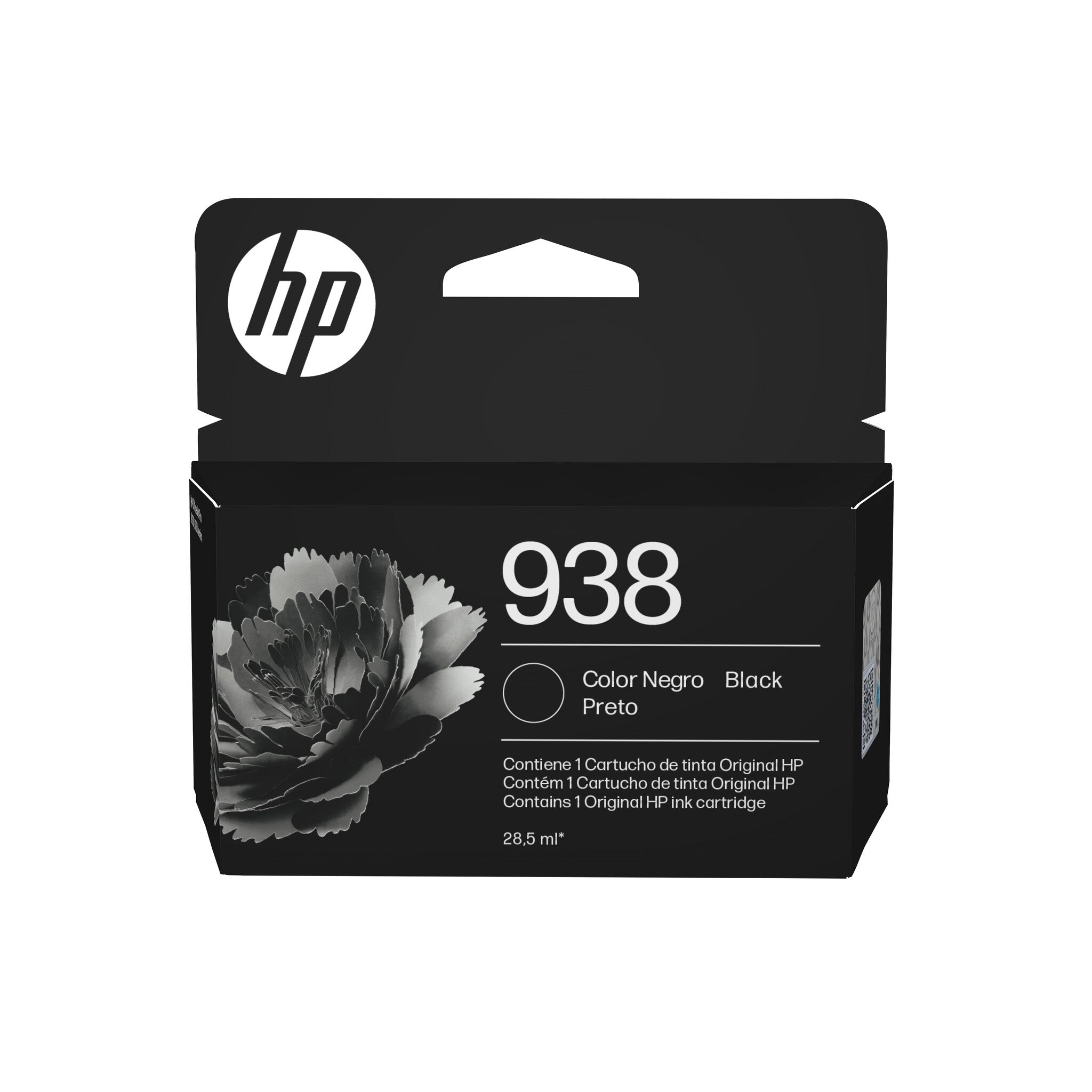 HP Cartucho original de tinta negra 938
