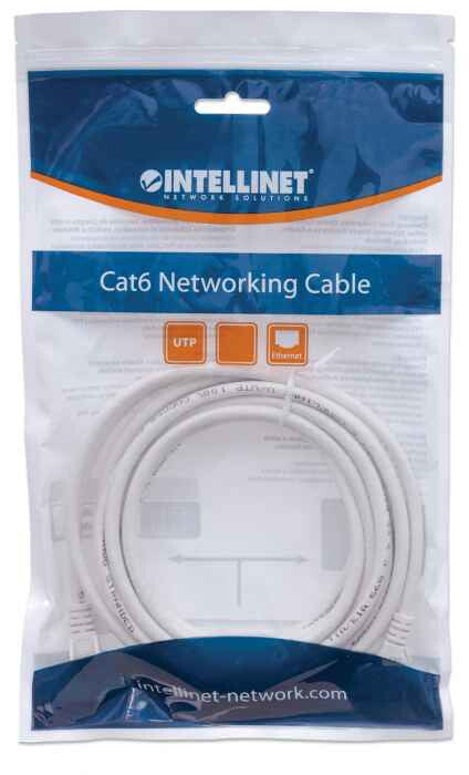 Intellinet Cable de red, Cat6, UTP