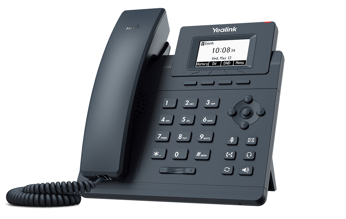 Teléfono IP Empresarial Yealink SIP T30P con 1 Línea SIP y Conferencia de hasta 5 Participantes