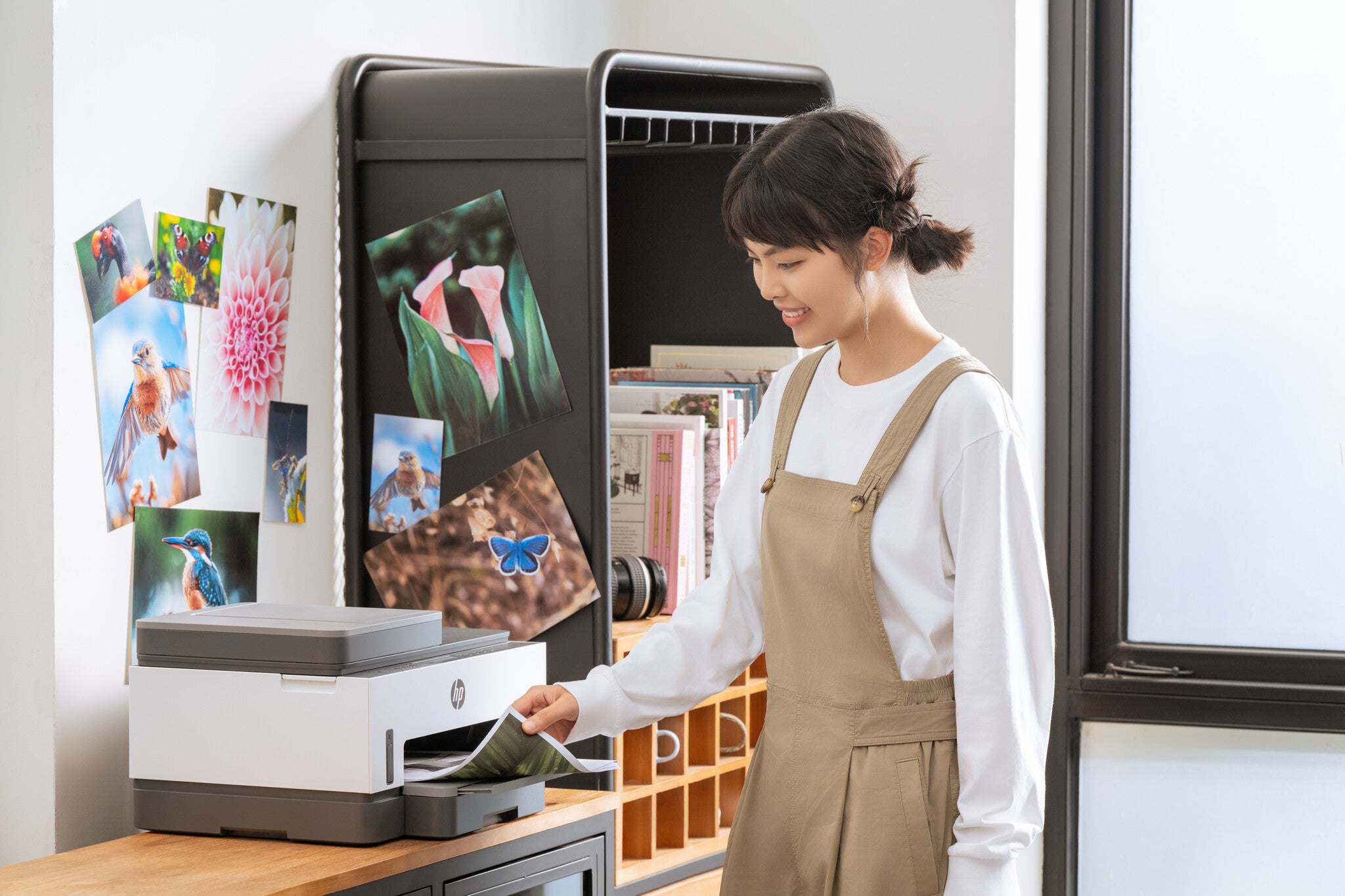 HP Smart Tank 750 Conexiones inalámbricas All-in-One Color Impresora, Impresión a doble cara; Copiadora, escáner