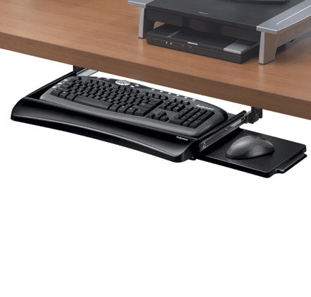 Fellowes Office Suites Underdesk Keyboard Drawer, Black
