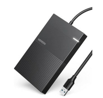 Carcasa de Disco Duro 2.5'' (Enclosure) | Adecuado para HDD y SSD de 2.5” | Chip Inteligente | UASP & TRIM | Led Indicador | ABS | Hibernación Automática | Compatible con SATA I II III, HDD, SSD de hasta 6TB.