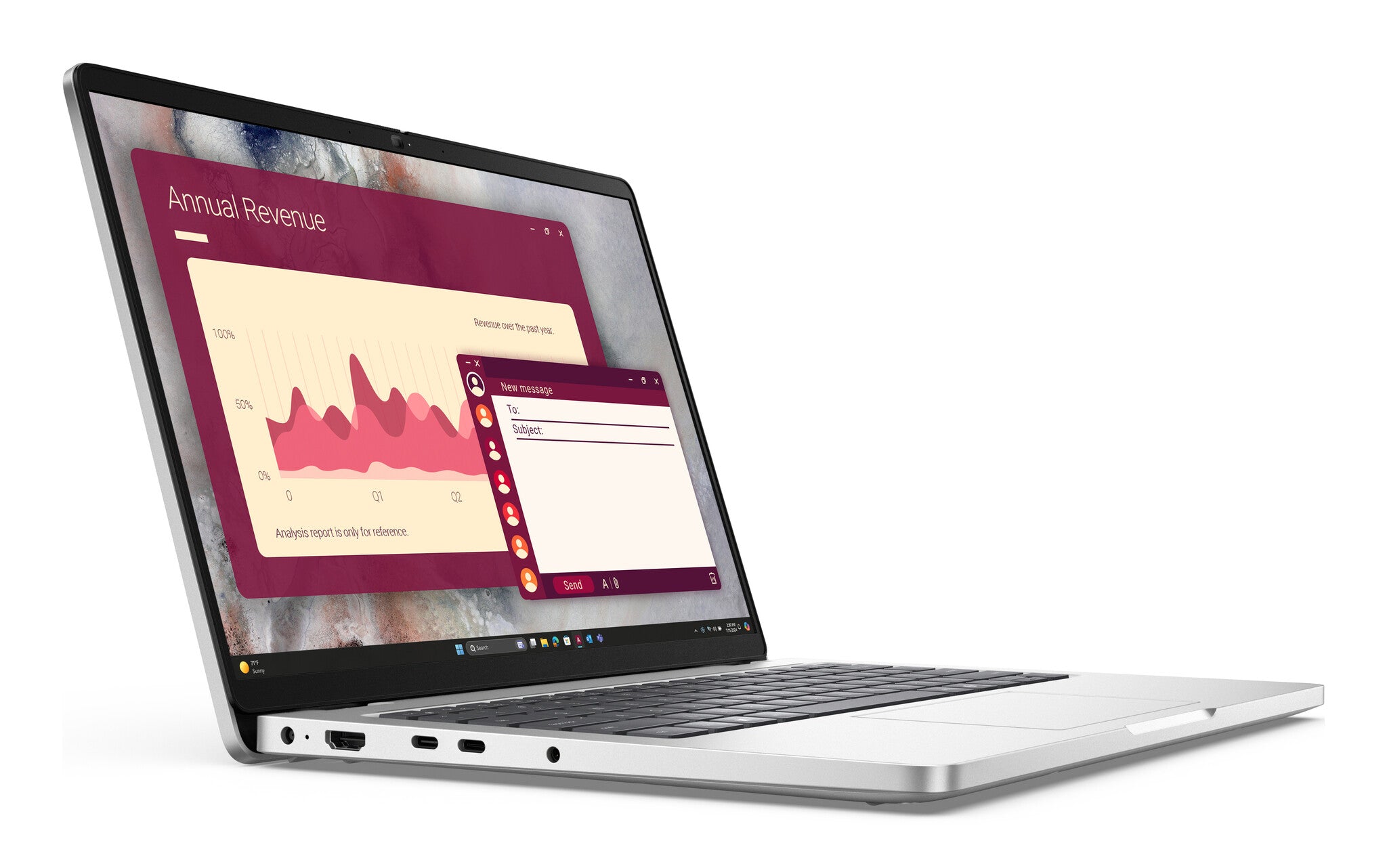 DELL Pro 14 PC14250 Intel Core Ultra 5 235U Computadora portátil 35.6 cm (14") Full HD+ 16 GB DDR5-SDRAM 512 GB SSD Wi-Fi 6E (802.11ax) Windows 11 Pro Español Plata
