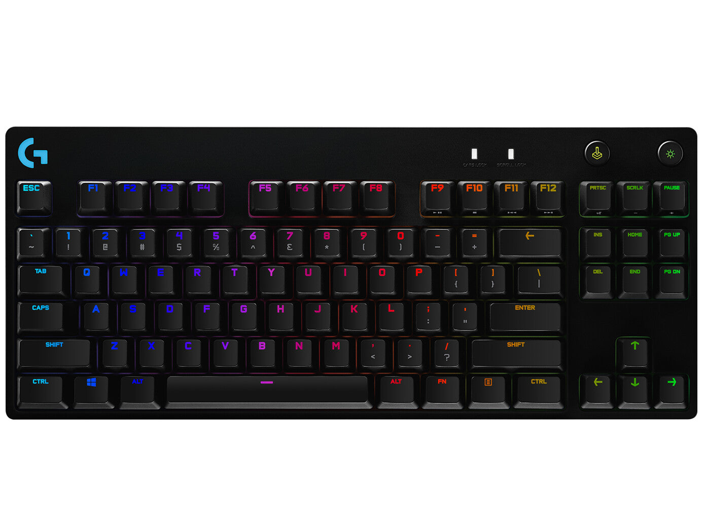 Logitech G 920-009388 teclado Juego USB Inglés Negro