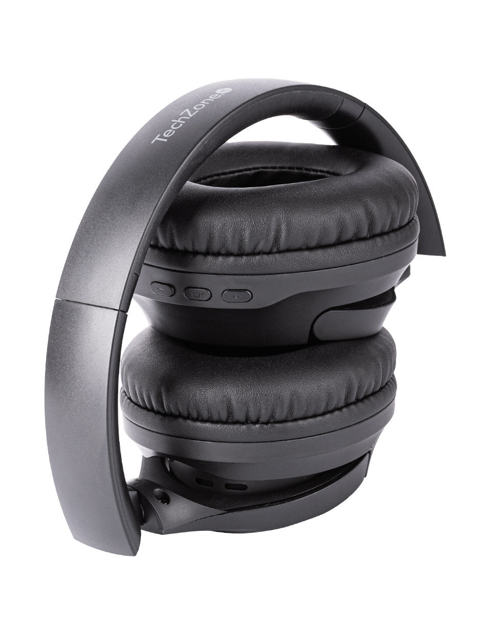 TechZone TZDJ02 audífono y auriculare Auriculares Inalámbrico y alámbrico Diadema Llamadas/Música USB Tipo C Bluetooth Negro