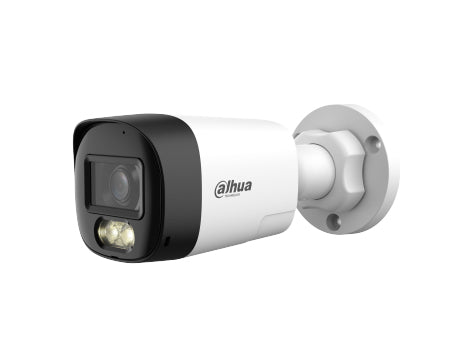 CAMARA HDCVI PLUS/ DAHUA/ DH-HAC-HFW1200RL-IL-T/ BULLET DE 2 MP/ AUDIO BIDIRECCIONAL/ ILUMINACION DUAL INTELIGENTE HASTA 30M/ LENTE DE 2.8MM APERTURA DE 111/ POLICARBONATO