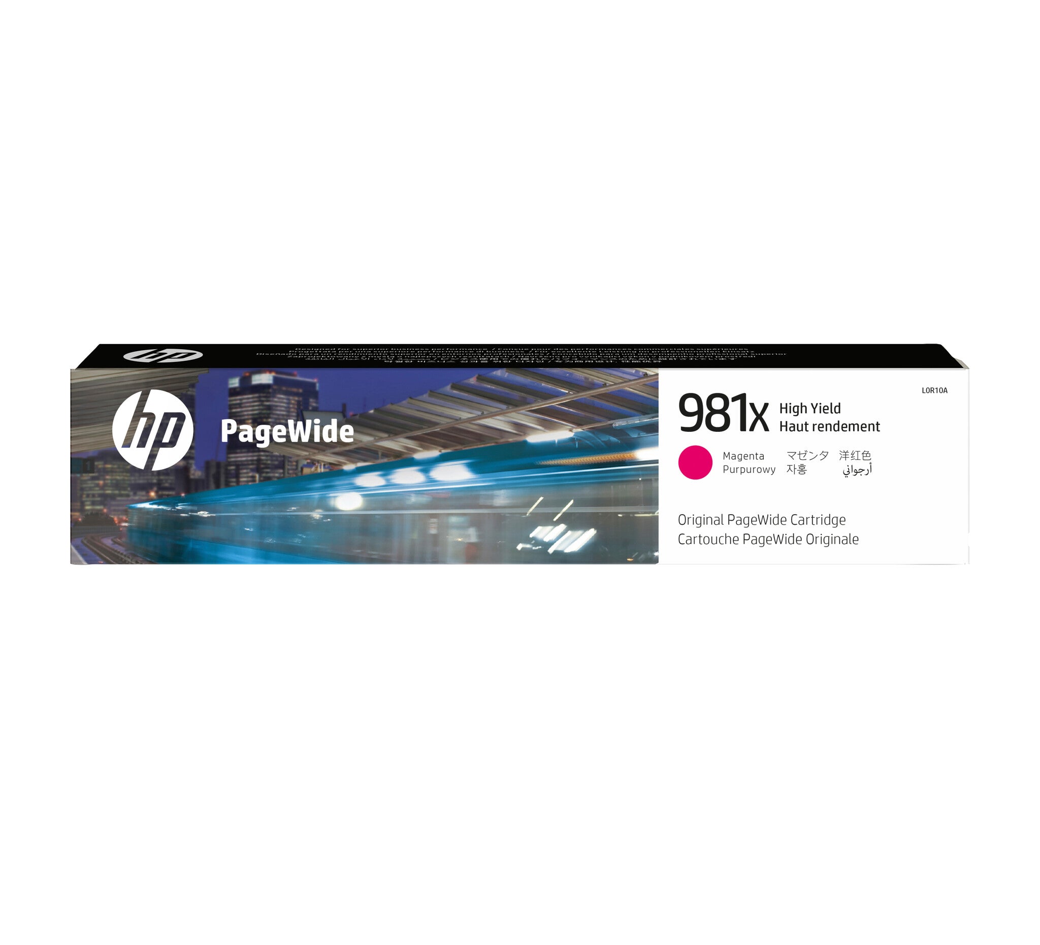 HP Cartucho original PageWide 981X de alta capacidad magenta