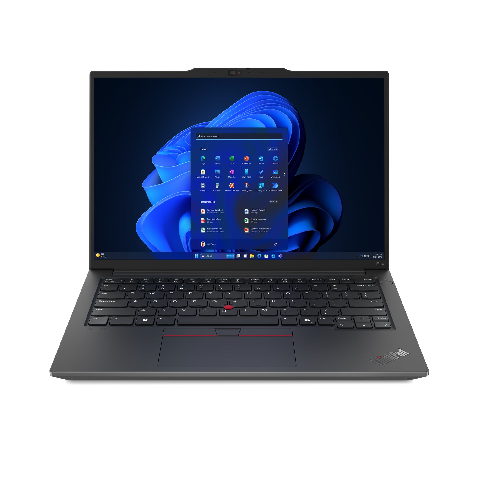 Laptop Lenovo ThinkPad E14 G6 14" Intel Core Ultra 7 155H 512GB SSD Ram 16 GB Windows 11 Pro 3YR Onsite Negro