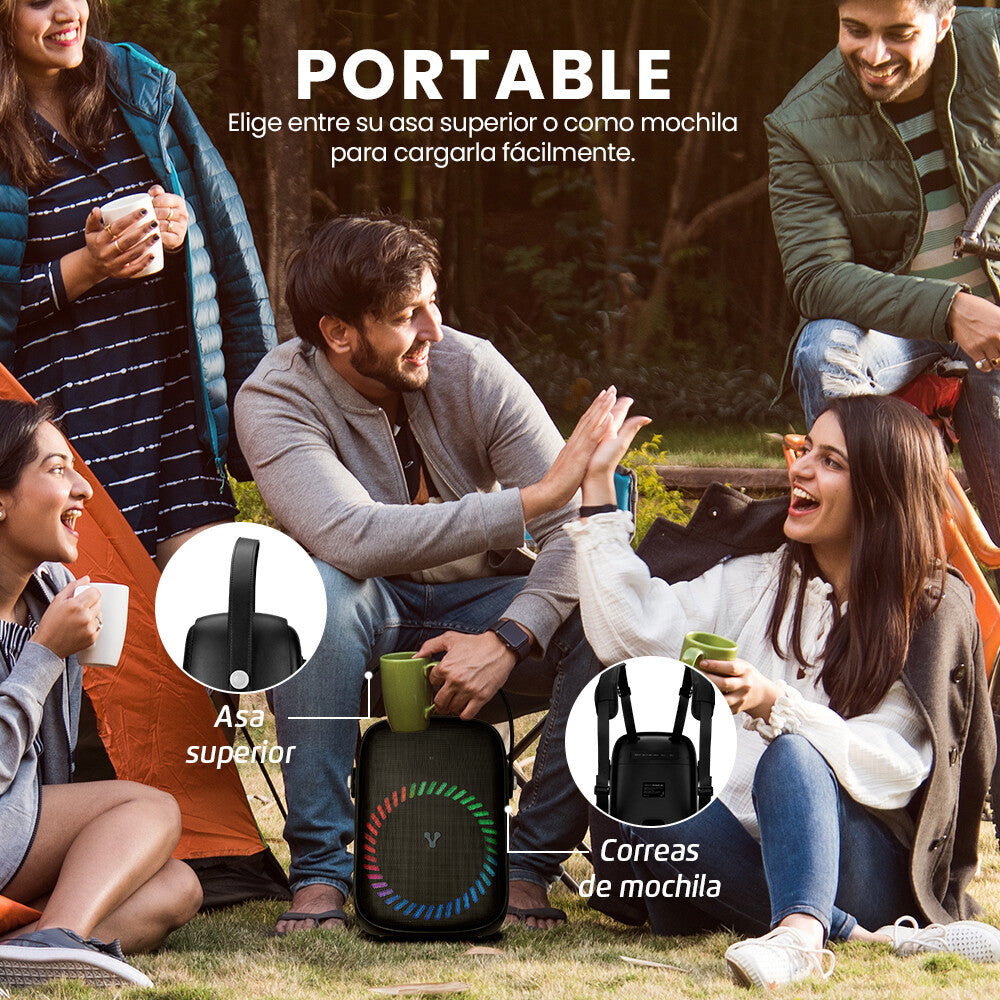 Vorago KSP-455 altavoz portátil y para fiesta Altavoz portátil mono Negro 40 W