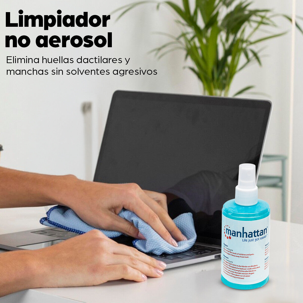 Manhattan Equipo para Limpieza de Pantallas LCD