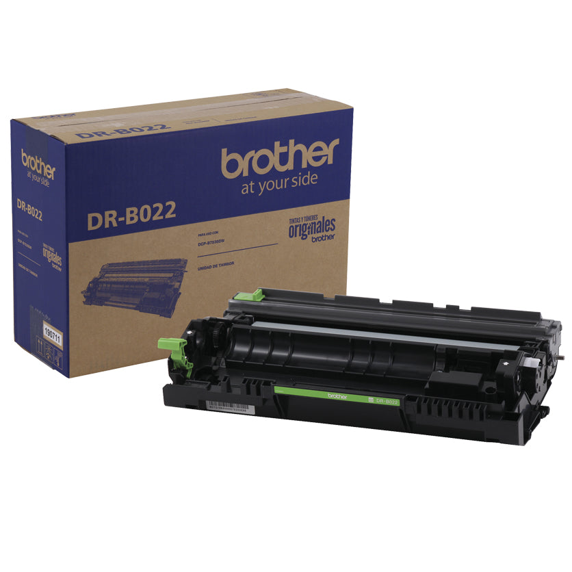 Tambor Brother DRB022 Láser Impresión Negro Rendimiento 12000 Páginas para Impresoras/Faxes/Fotocopiadoras