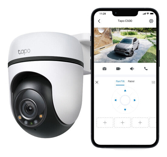 TP-Link Tapo C500 Domo Cámara de seguridad IP Exterior 1920 x 1080 Pixeles Techo/pared/Tubo