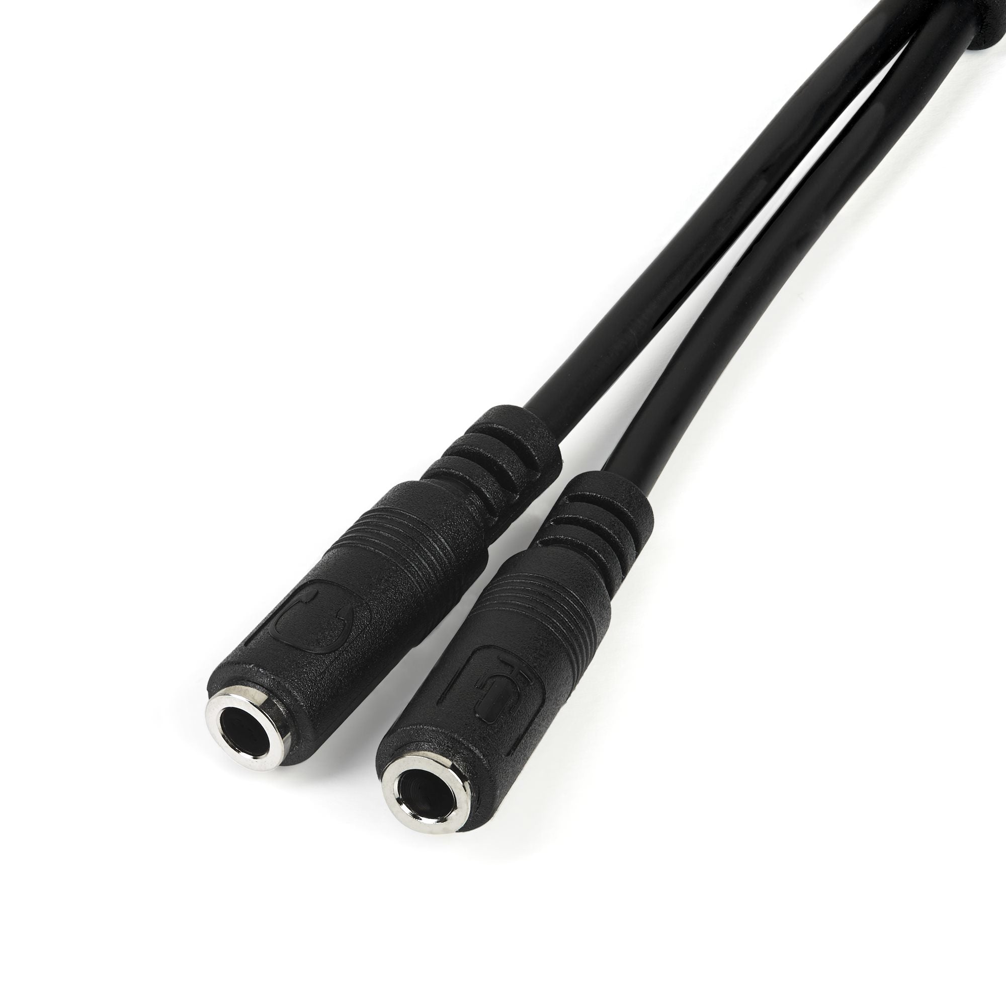 ADAPTADOR DIVISOR DE AUDIO MINI-JACK 3.5MM 4 PINES A CONECTORES SEPARADOS DE AUDIFONOS Y DE MICROFONO - M A 2XH - STARTECH.COM MOD. MUYHSMFF