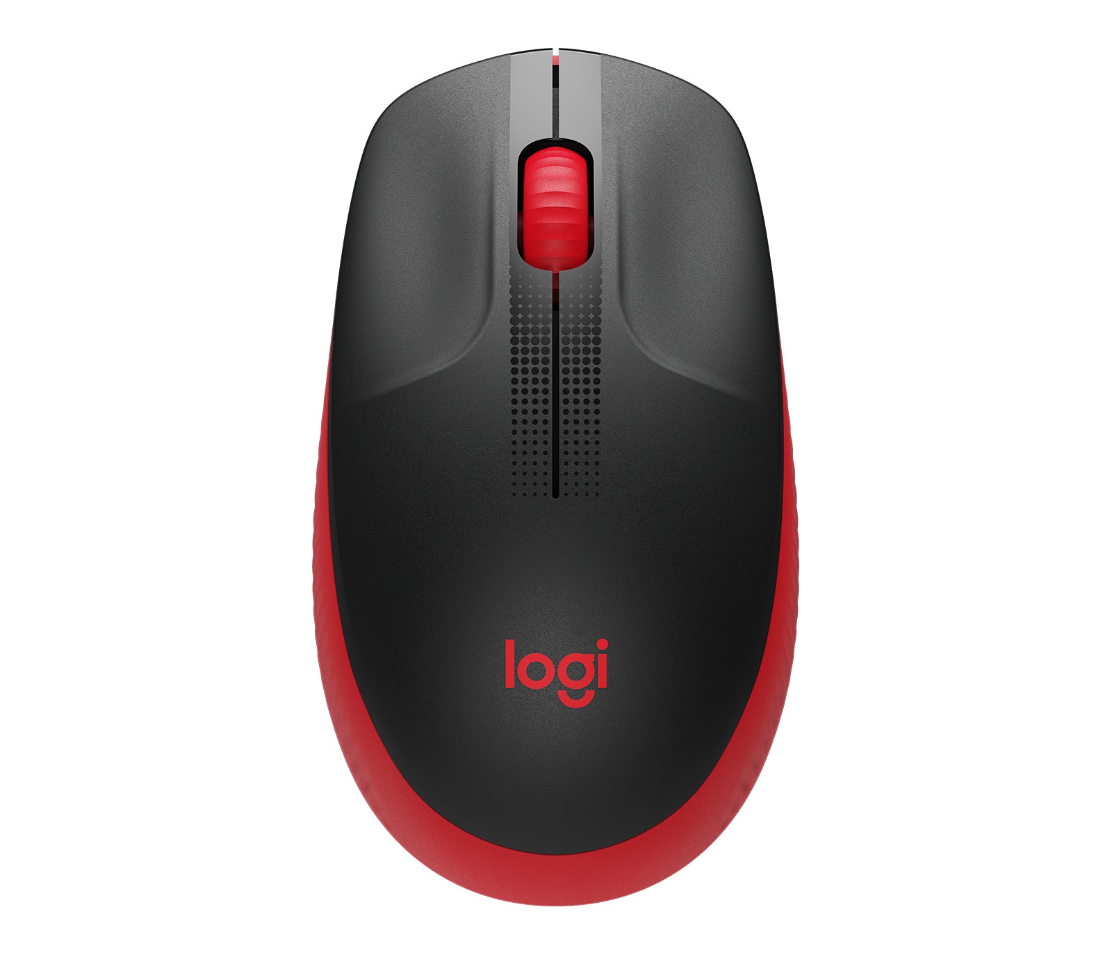 Mouse Logitech M190 Full Size Inalámbrico 1000 dpi USB Color Rojo