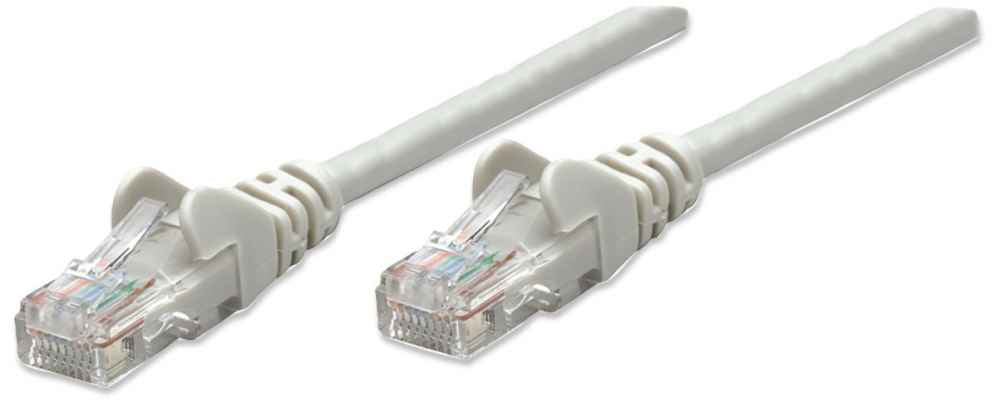 Intellinet 15.2m (50.0ft) Cat 5e UTP Grey Patch Cable