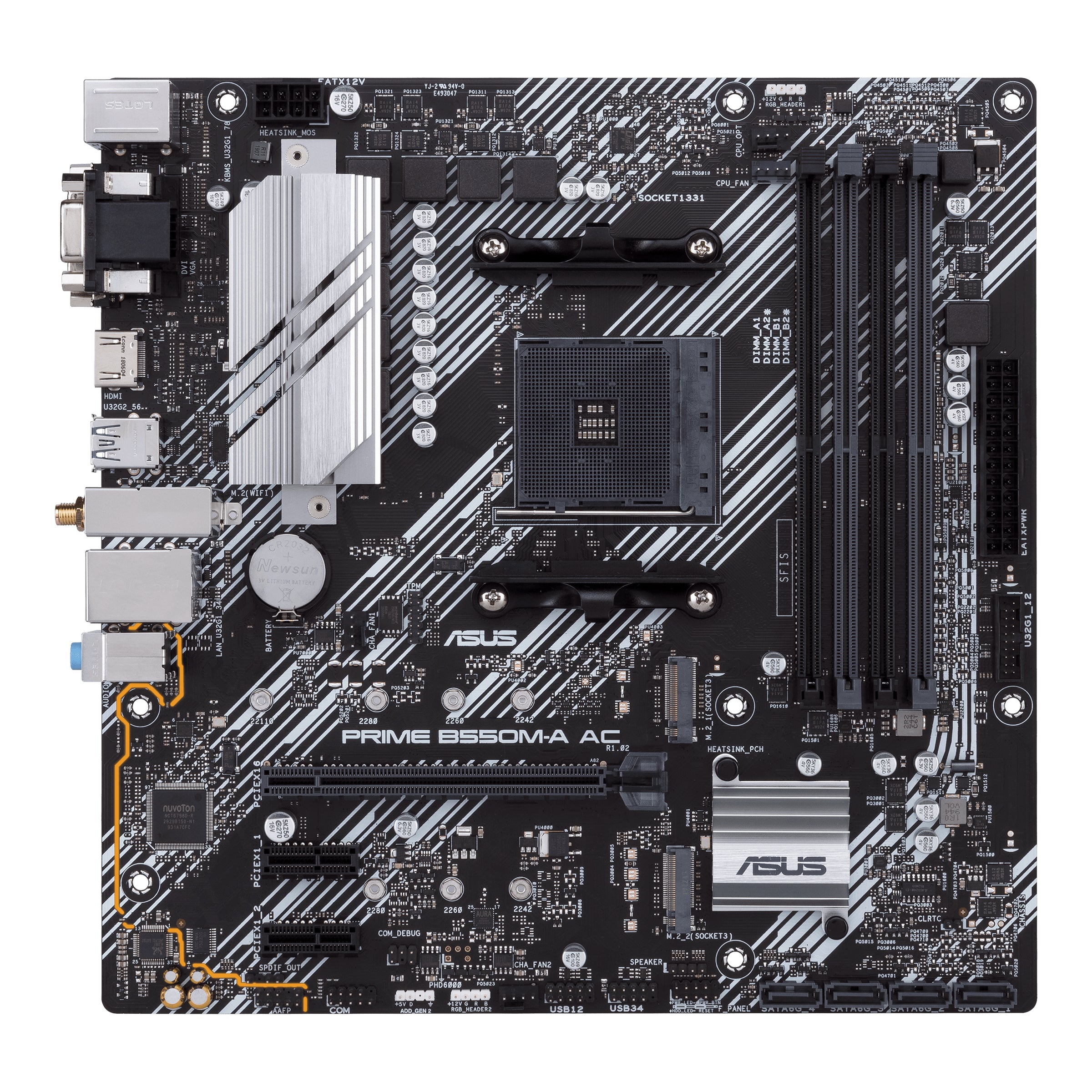 Motherboard  ASUS PRIME B550M-A AC