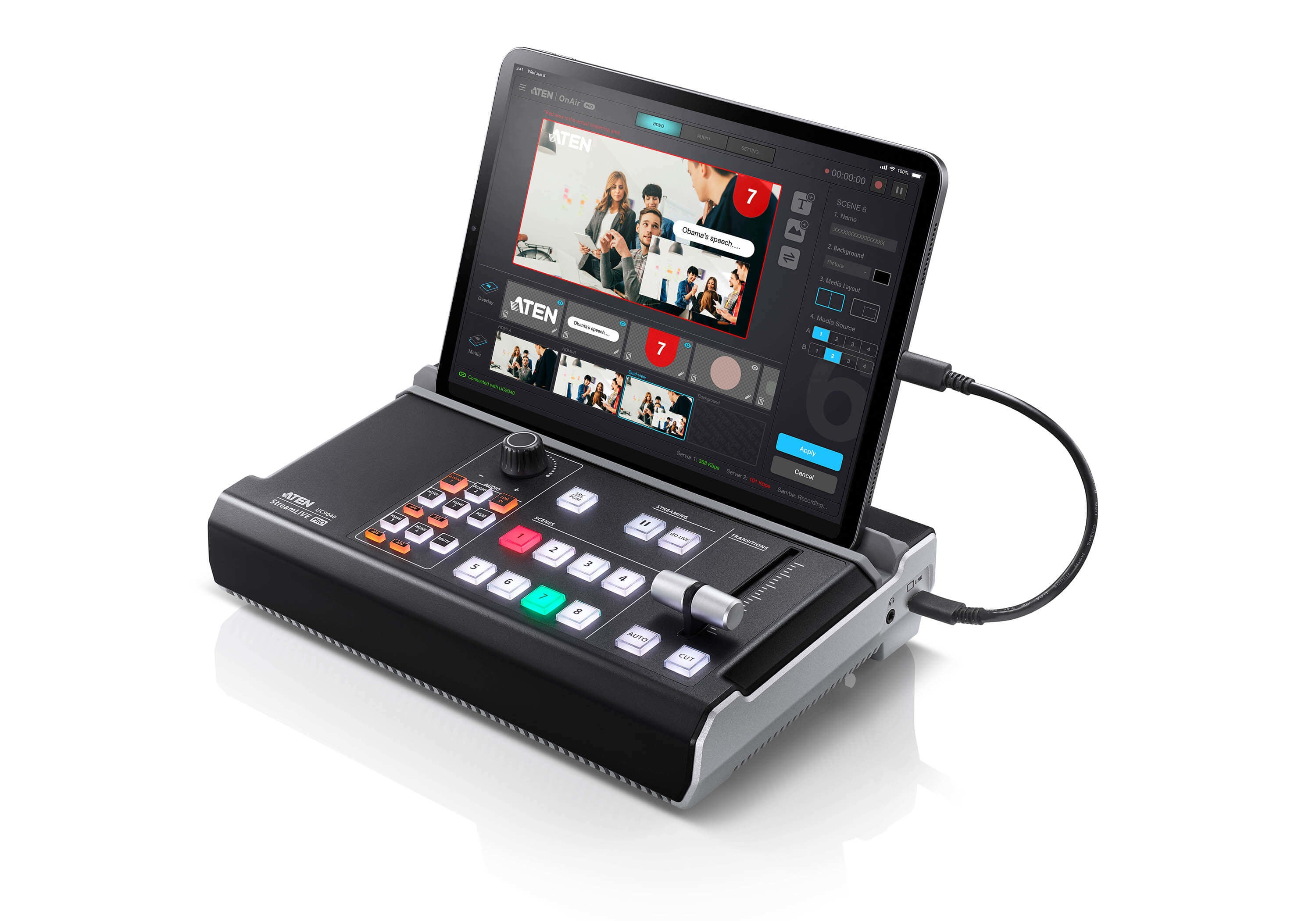 StreamLIVE PRO - Mezclador AV StreamLIVE™ HD con streaming