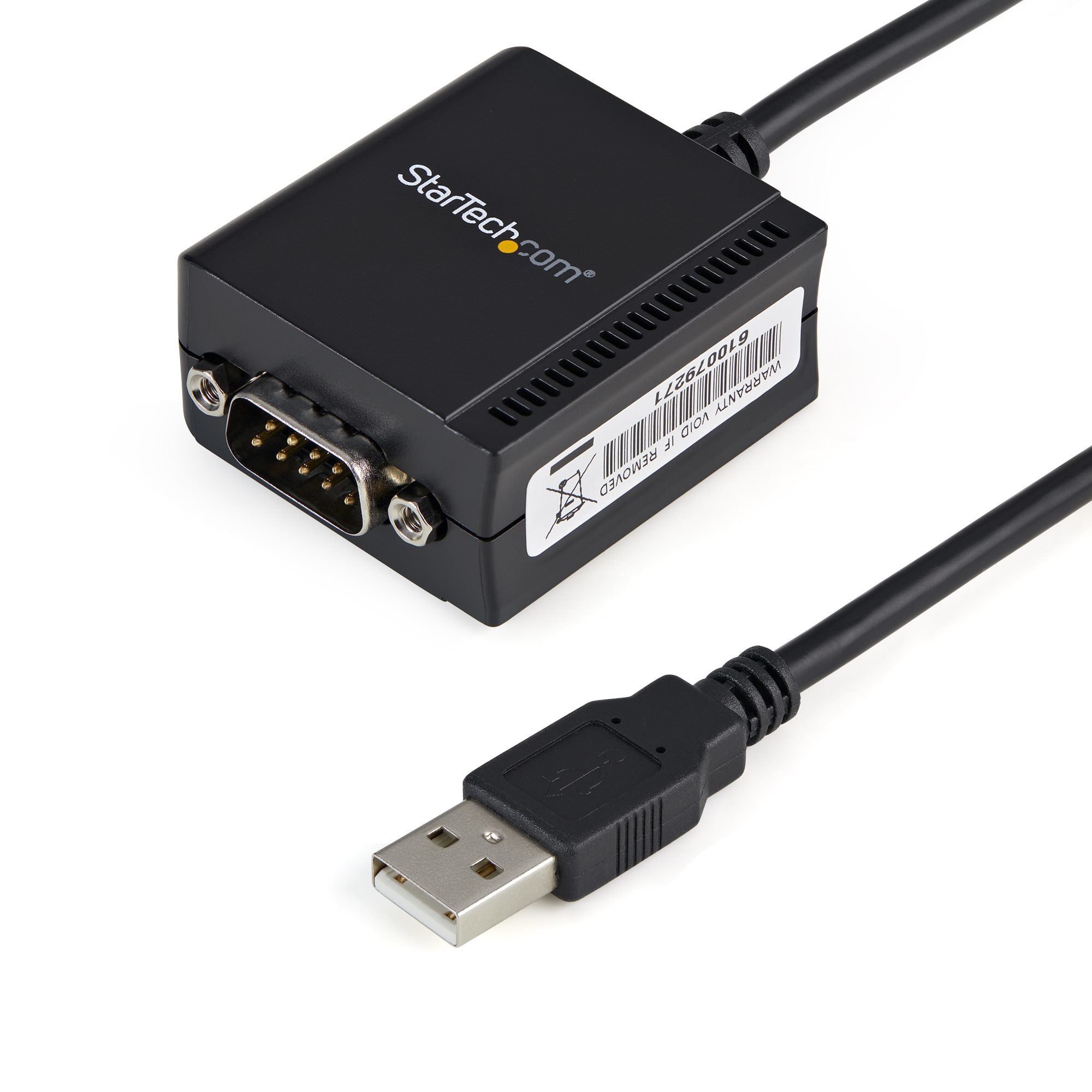CABLE ADAPTADOR DE 1.8M USB-A A PUERTO SERIE SERIAL RS232 CON RETENCIÓN DEL PUERTO DE ASIGNACIÓN COM - 1X DB9 MACHO - 1X USB A MACHO - STARTECH.COM MOD. ICUSB2321F