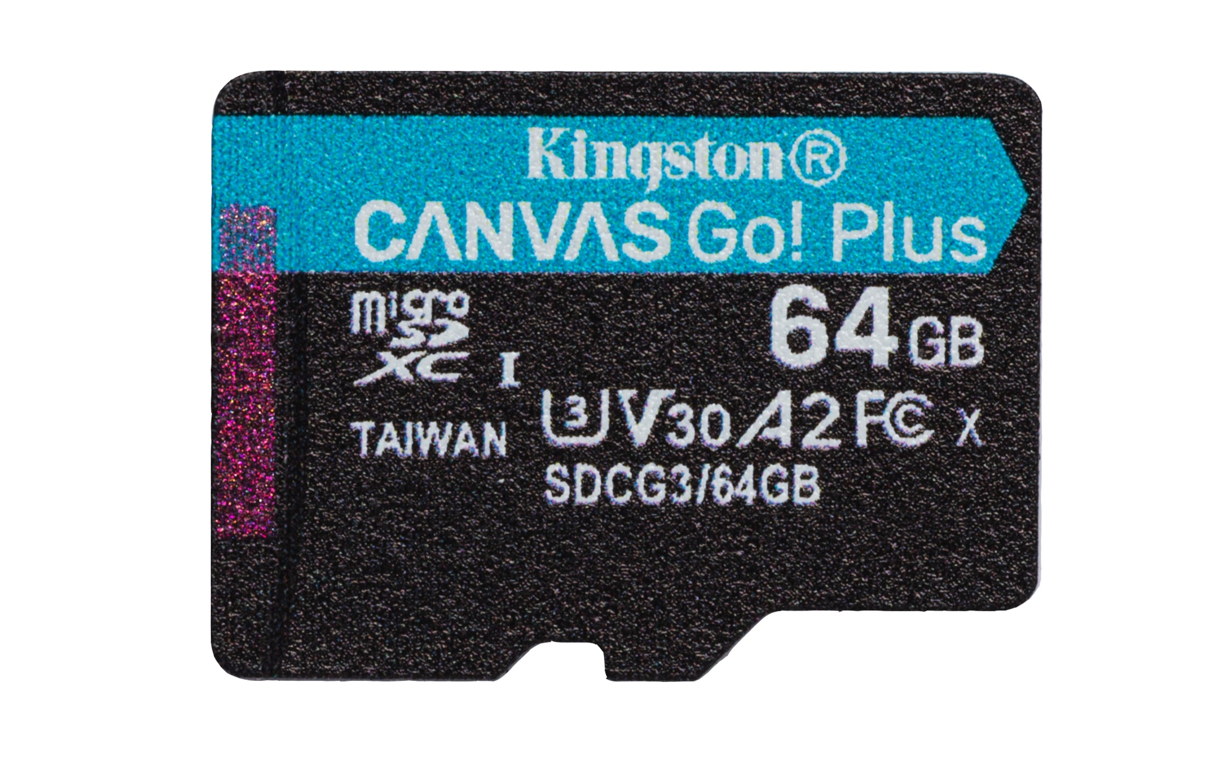 Memoria MicroSD Kingston Canvas Go Plus 64 GB 170R A2 U3 V30