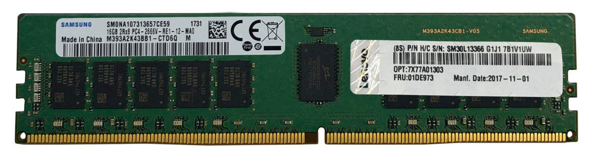 Memoria Ram Lenovo ThinkSystem 16GB 3200MHz 2Rx8 1.2V ECCUDIMM