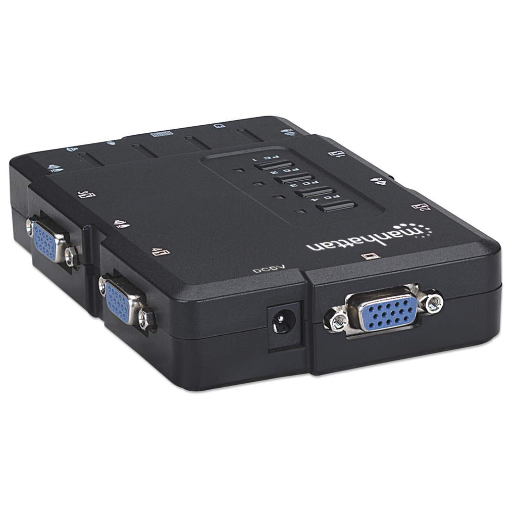 Manhattan Switch KVM Compacto 4 Puertos
