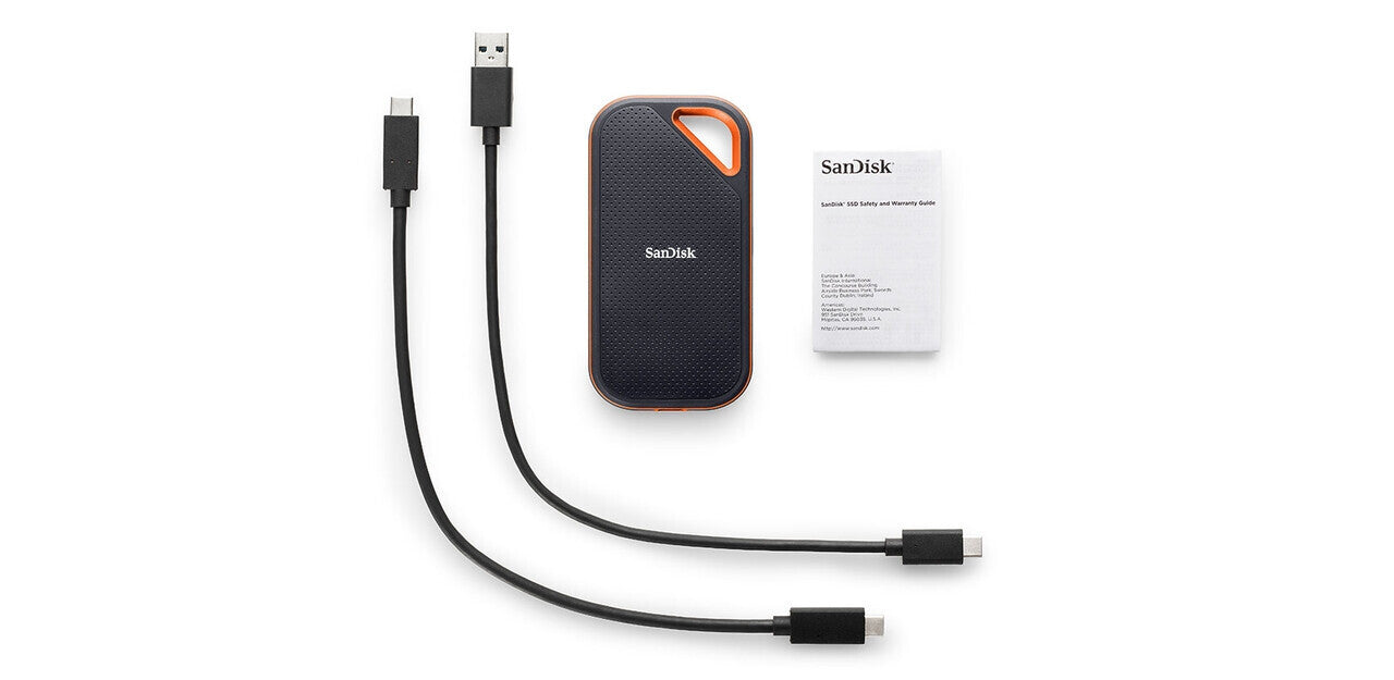SanDisk Extreme PRO Portable 2 TB USB Tipo C 3.2 Gen 2 (3.1 Gen 2) Negro