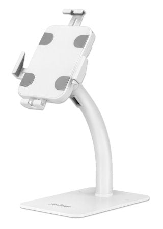 Manhattan Anti-Theft Floor Stand for 7.9" to 11" Tablets/iPads, White