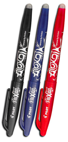 Pilot FriXion Pluma de gel con tapa Negro