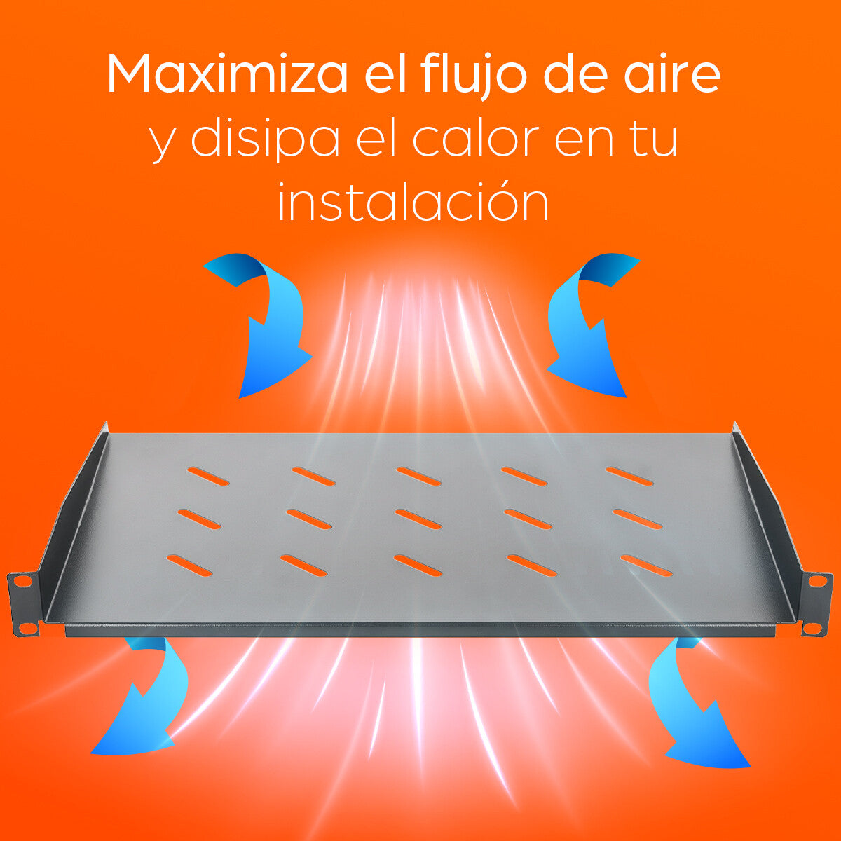 Intellinet Charola Fija Cantilever de 19"