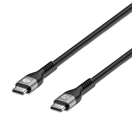 Manhattan USB-C to USB2.0 Charging Cable 2m Black
