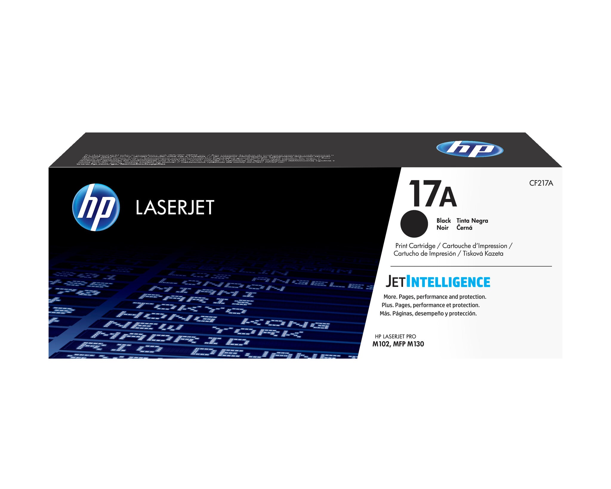 HP Cartucho de tóner original 17A LaserJet negro