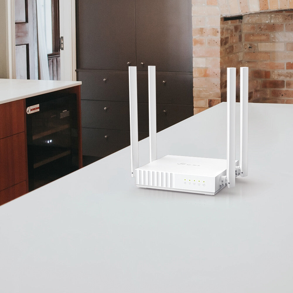 TP-Link ARCHER C24 router inalámbrico Ethernet rápido Doble banda (2,4 GHz / 5 GHz) Blanco
