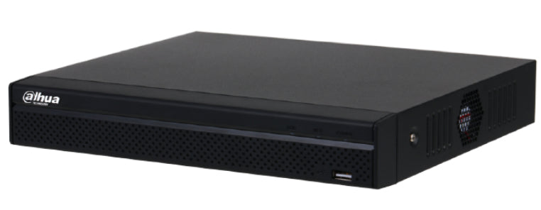 NVR dahua 8 Canales IP 8Puertos PoE 8MP 4k Smart H.265+ Rendimiento de 80 Mbps/Salida de Video HDMI VGA