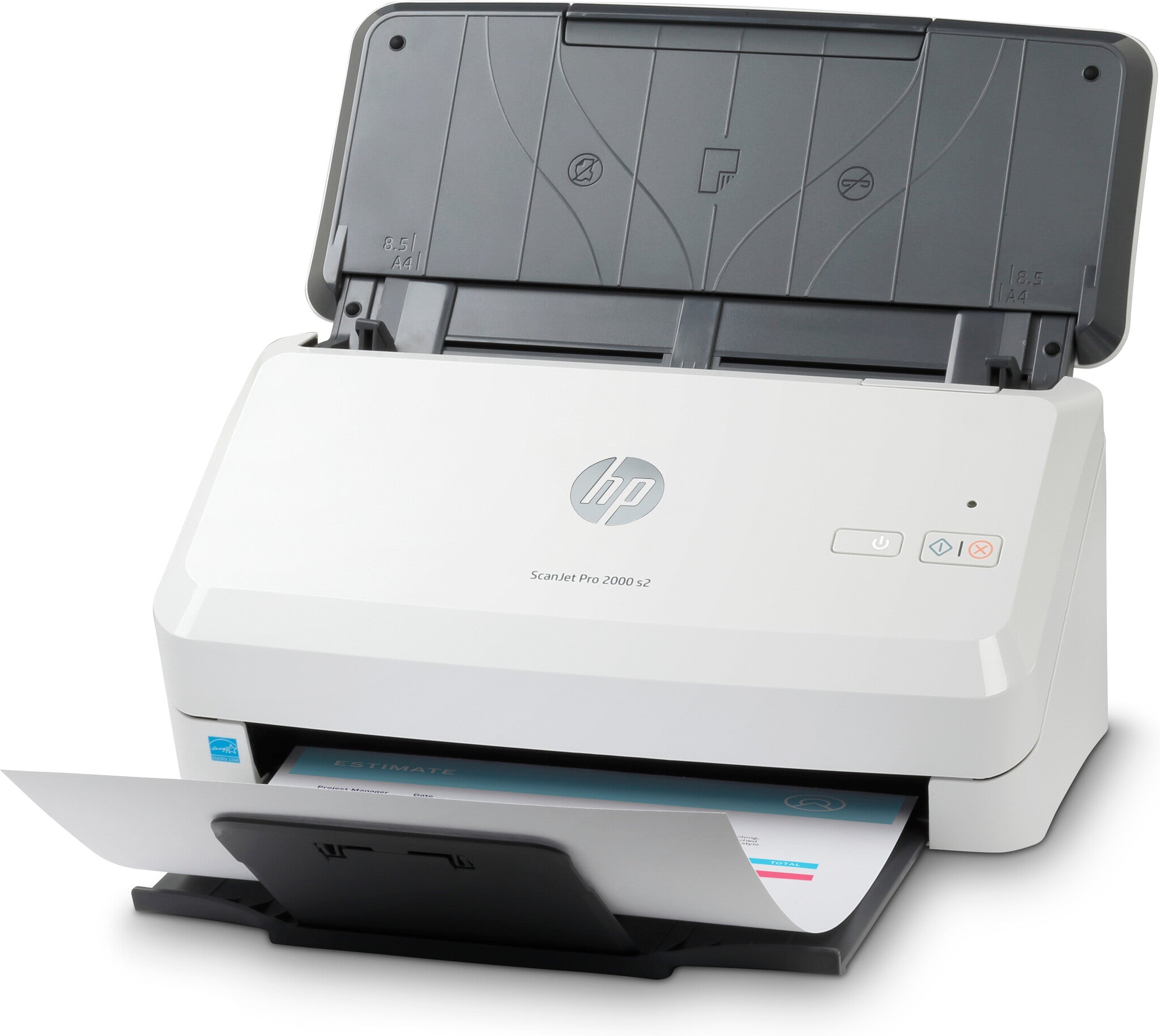 HP ScanJet Pro 2000 s2 Escáner alimentado con hojas 600 x 600 DPI A4 Negro, Blanco