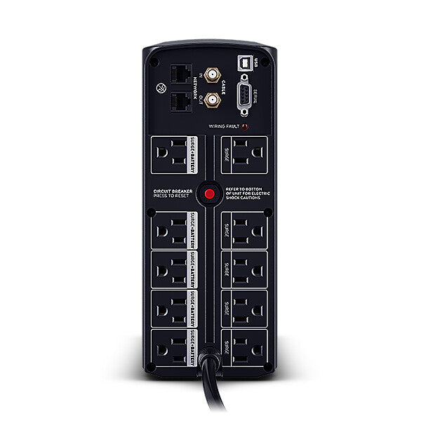 CyberPower LCD CP850AVRLCDA sistema de alimentación ininterrumpida (UPS) Línea interactiva 0.85 kVA 510 W 9 salidas AC