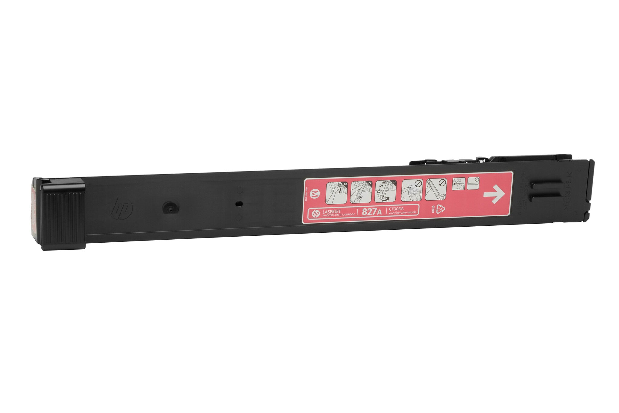 HP Cartucho original de tóner magenta 827A LaserJet